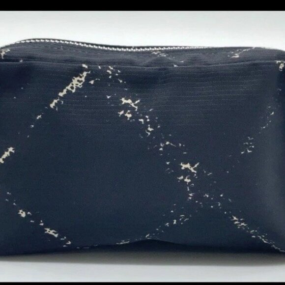 Auth Chanel Old Travel Line Nylon Black Accessory Pouch - Picture 2 of 12